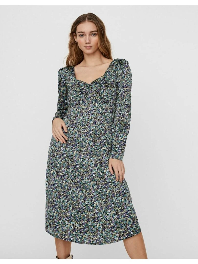 Robe longue Vero Moda Vert