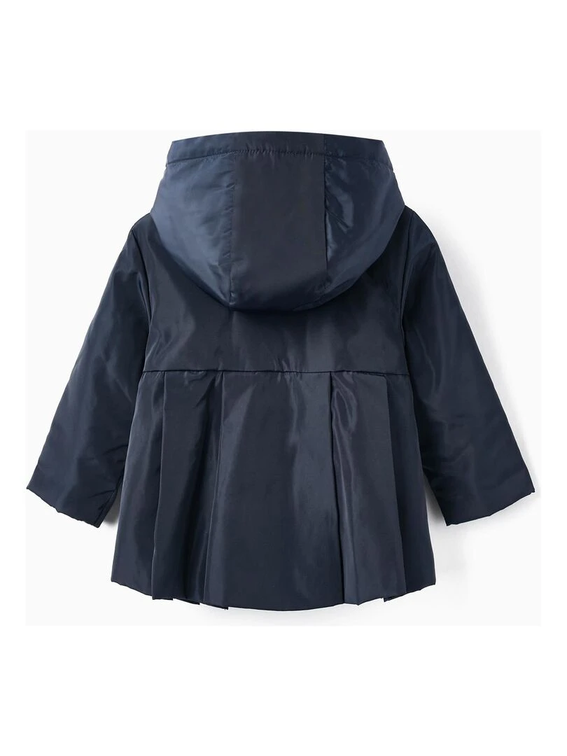Parka à capuche maxi nature 'Zippy'   Bleu foncé