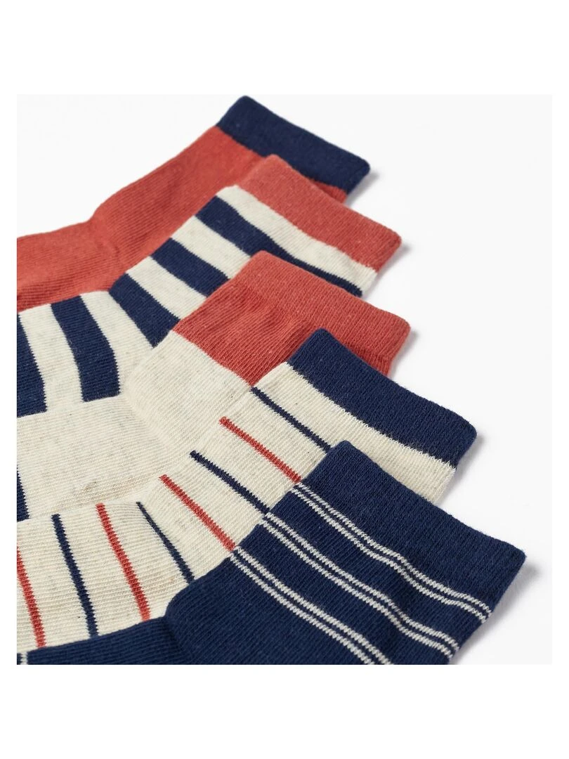Pack 5 Paires de Chaussettes pour Garçon ATLANTIC COMPANY Multicolore