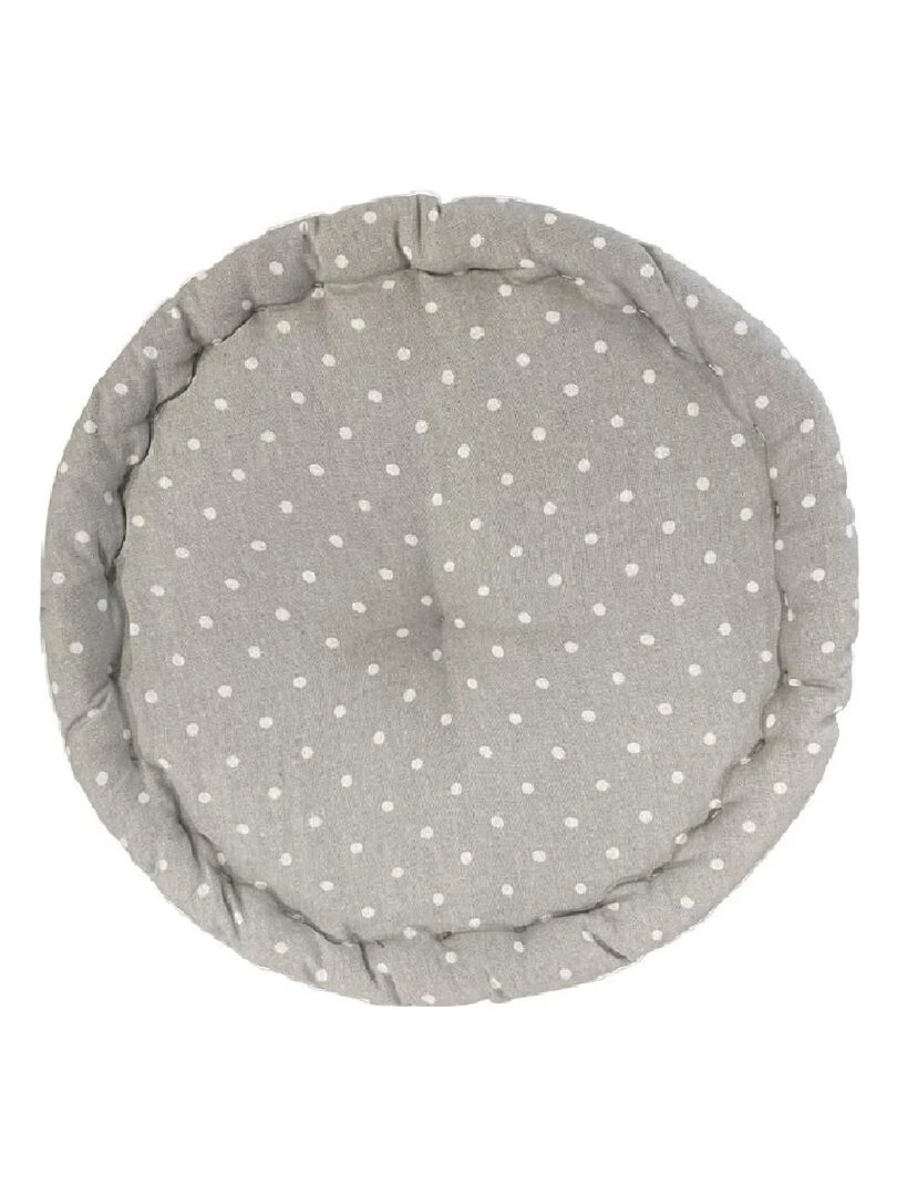 Coussin de sol imprimé 'CHARME' 'TODAY' Gris clair