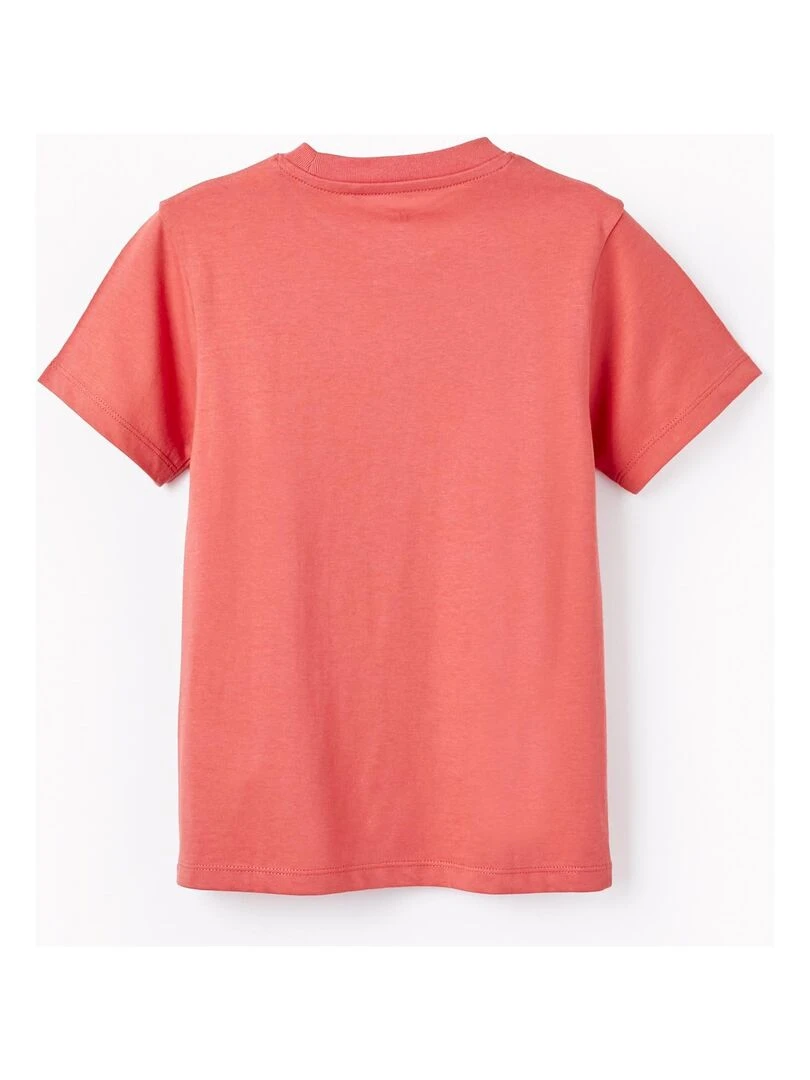 T Shirt De Coton Pour Garçon 'Havana' manches courtes Rose