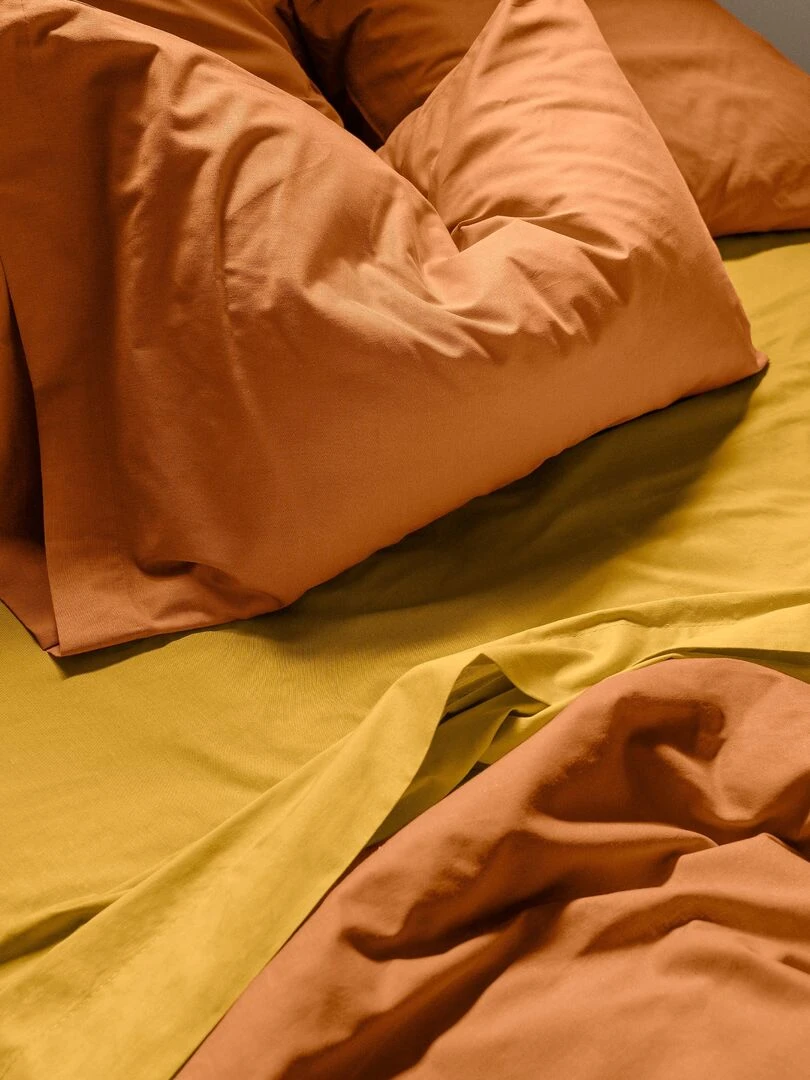 Housse de couette Basic "Happyfriday" Marron