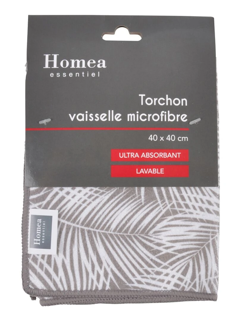 Torchon vaisselle vegetal Marron