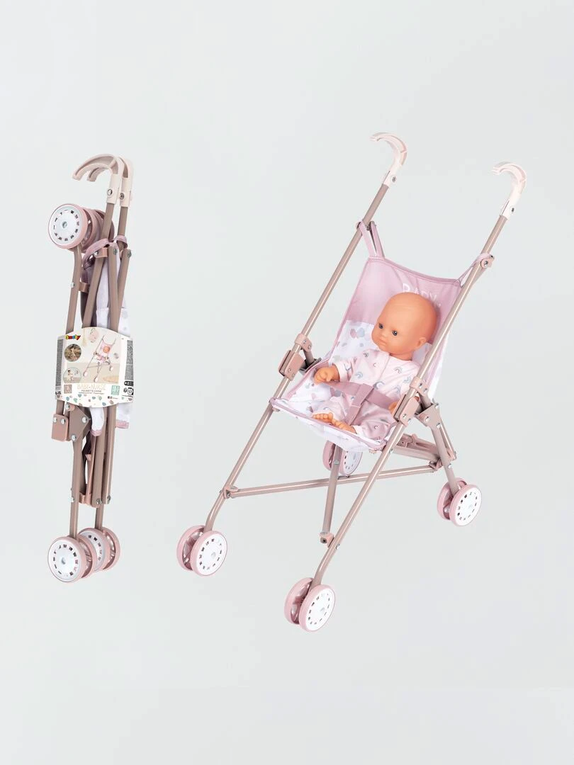 Poussette canne Rose