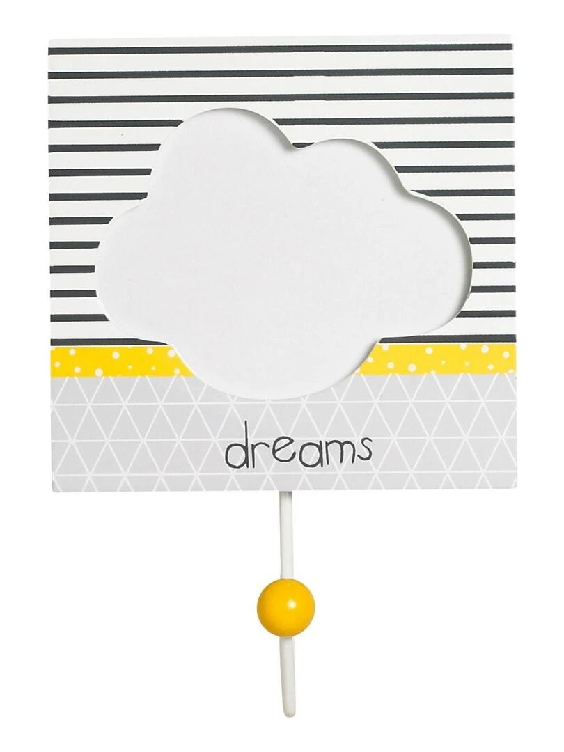 Set 3 patères en bois SAUTHON Gris