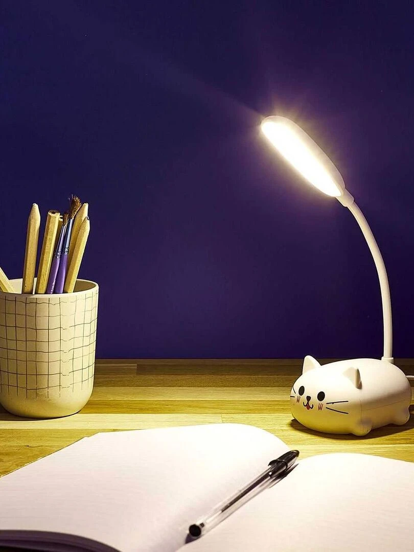 Lampe veilleuse LED chat rose   Rose