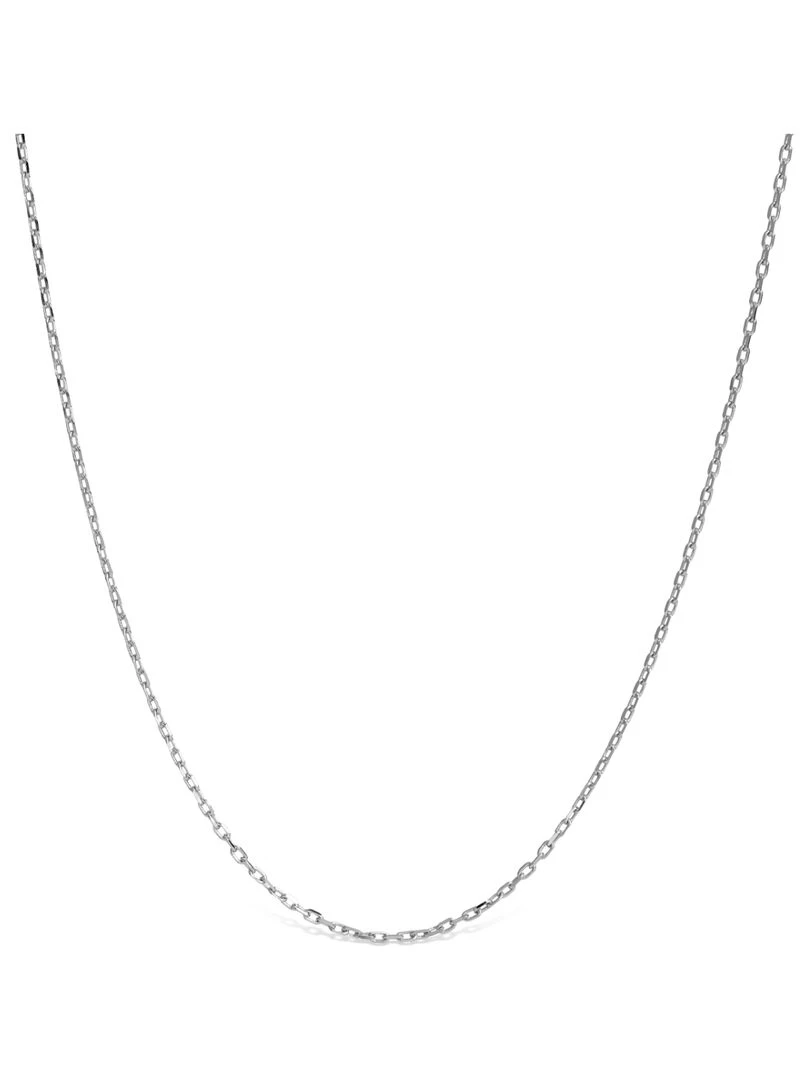 Chaîne en argent sterling 925 avec finition plaquée rhodium   Argent