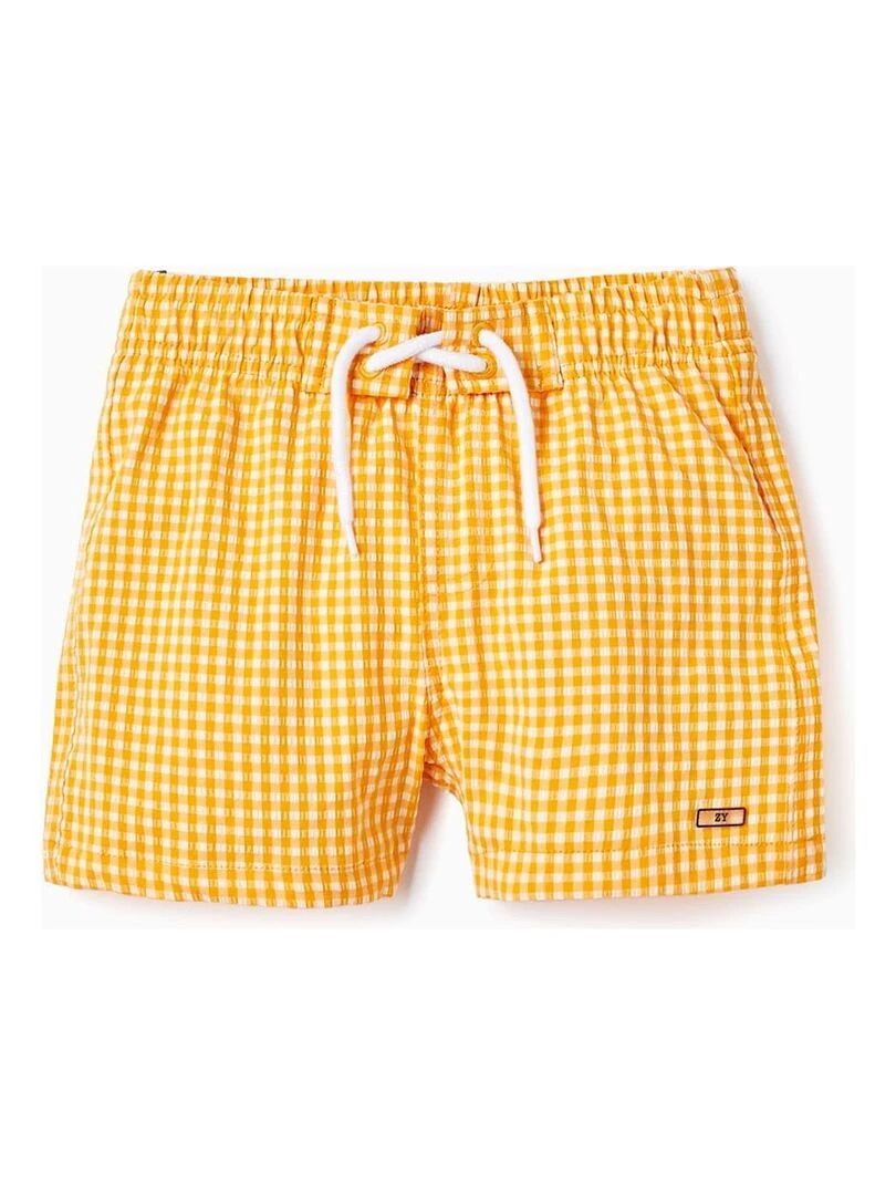Short de Bain à Carreaux Vichy pour Garçon MATISSE Jaune