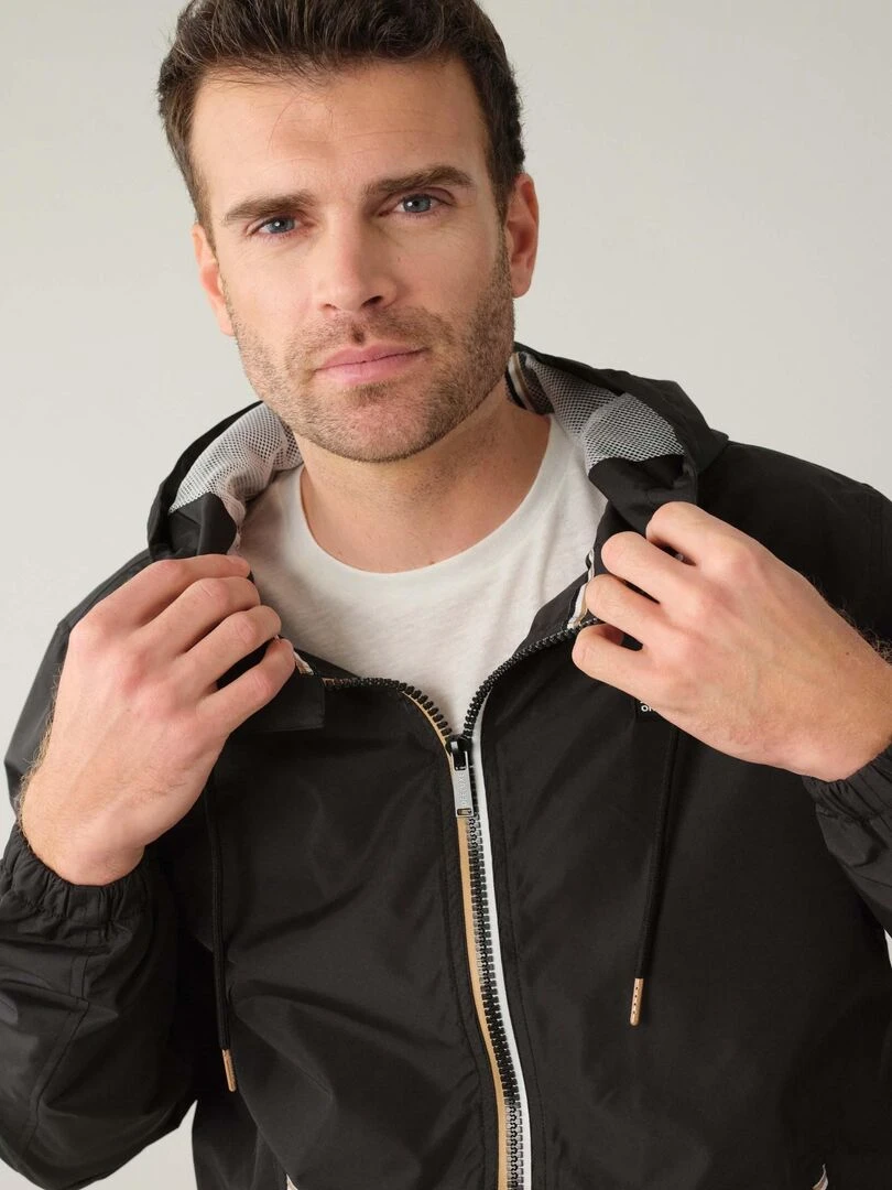 Blouson homme avec capuches doublée 'Deeluxe'   Noir