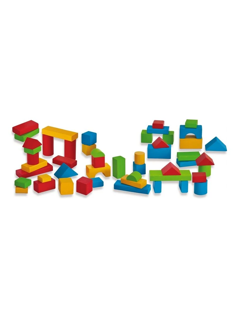 Eichhorn Blocs de construction en bois colorés bébé   N/A