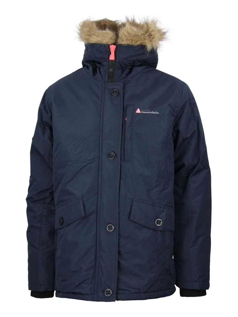 Parka de ski fille GALAVA PEAK MOUNTAIN Bleu marine