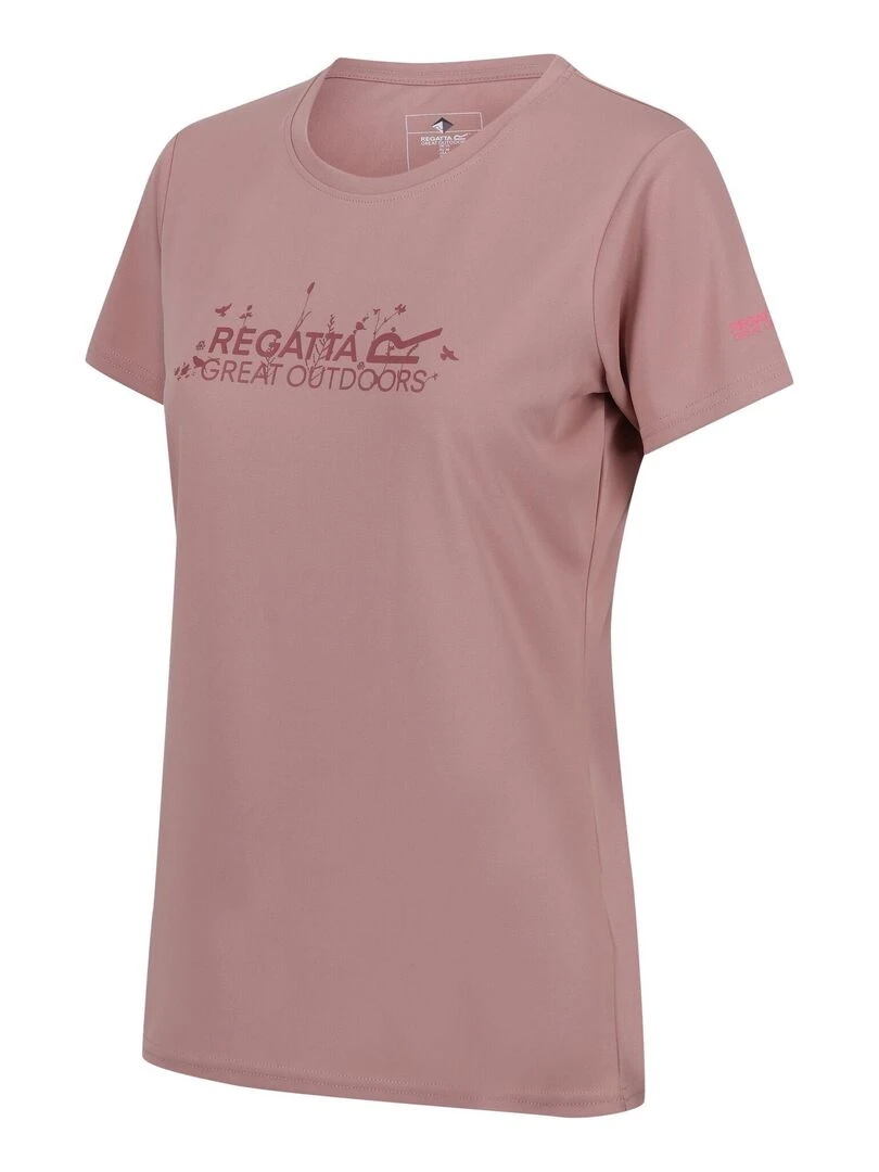 Regatta   T shirt FINGAL   Rose clair