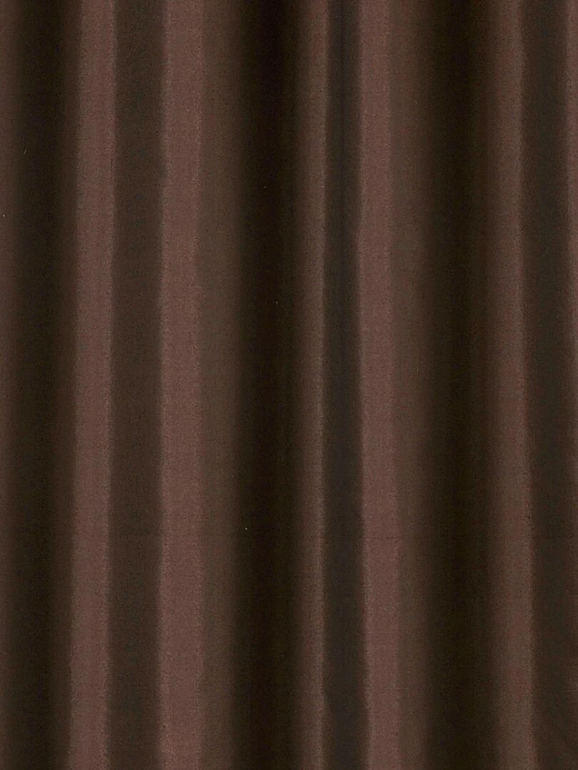 Rideau double natte non feu M1   Marron clair