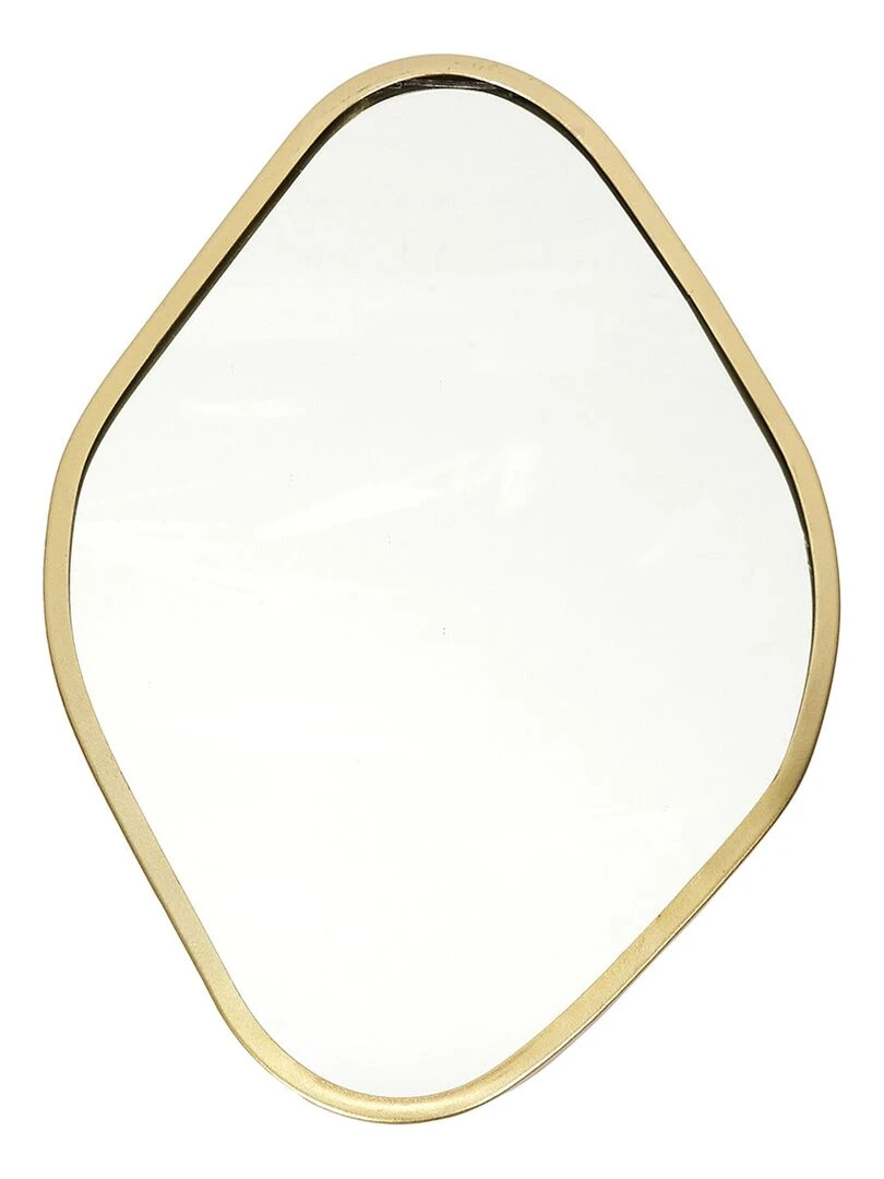 Miroir contour déco doré losange Doré/or