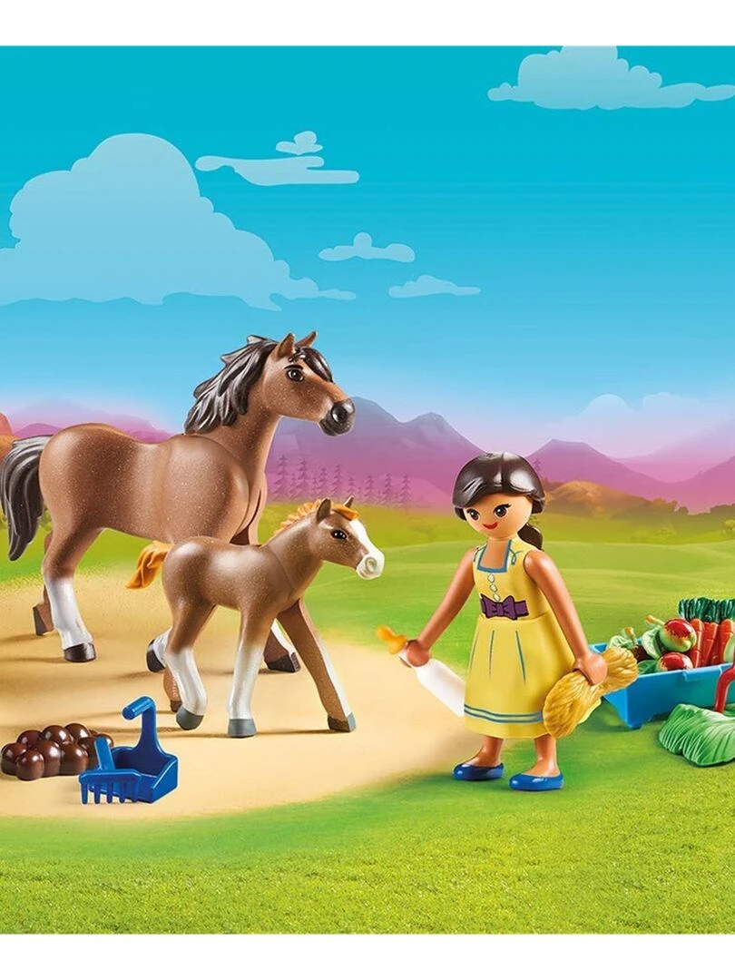 Spirit Riding Free   Apo avec cheval et poulain   N/A