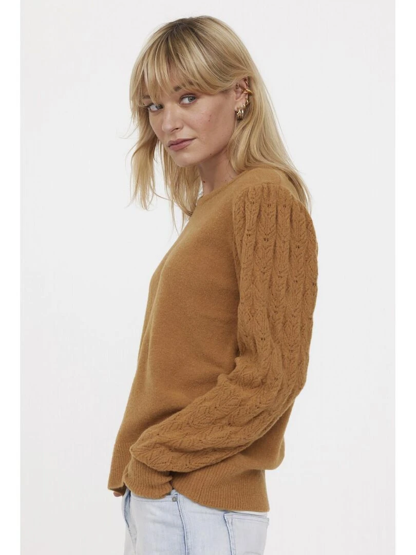 Lee Cooper Pull manches longues polyester regular CATI Camel
