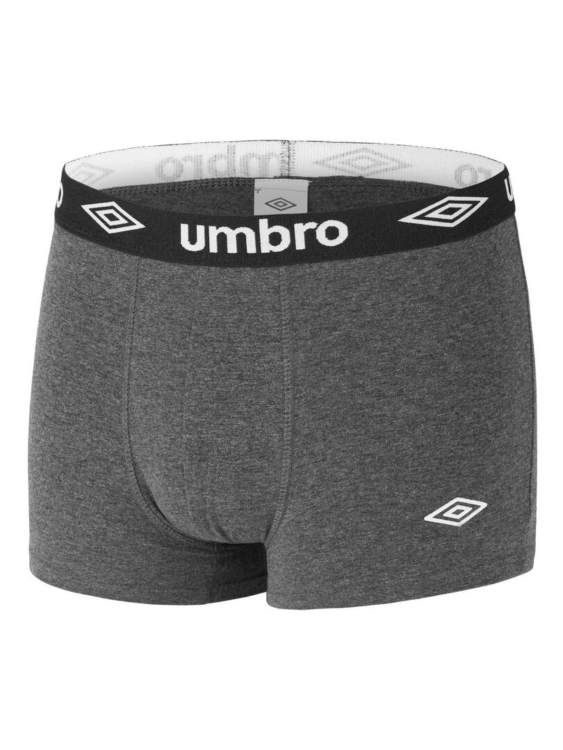 Lot de 8 Boxers coton homme Uni Umbro   Noir