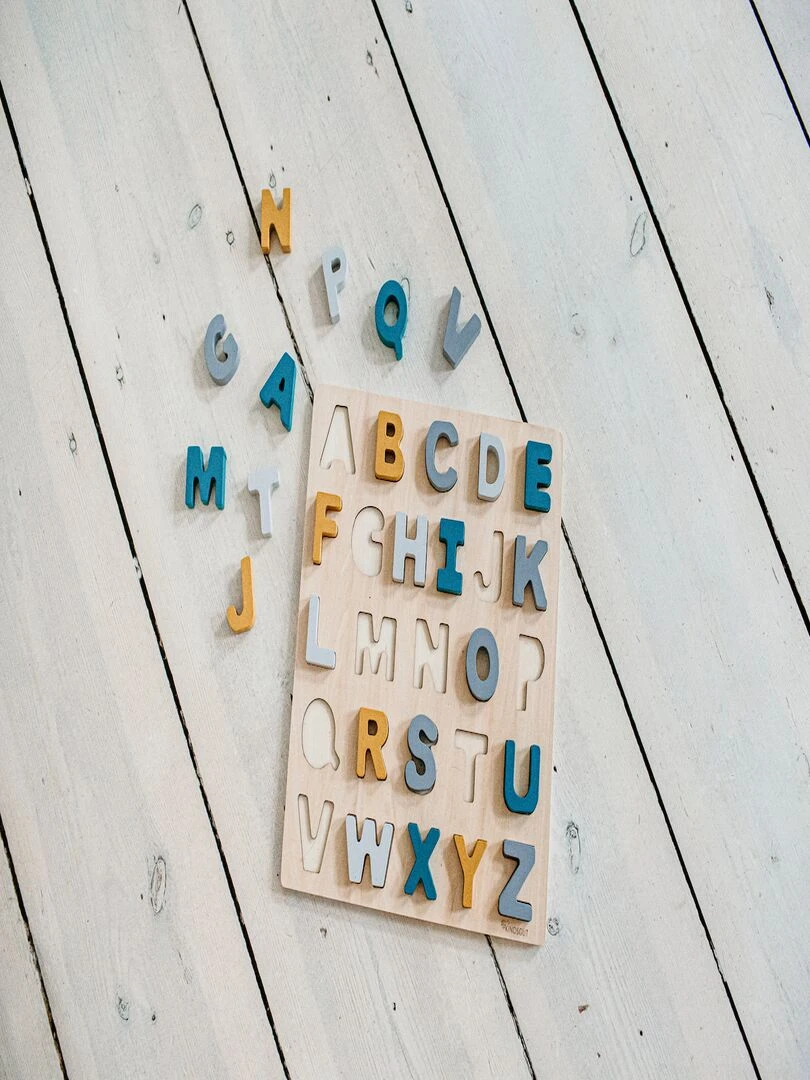 Puzzle ABC Caspar en bois N/A