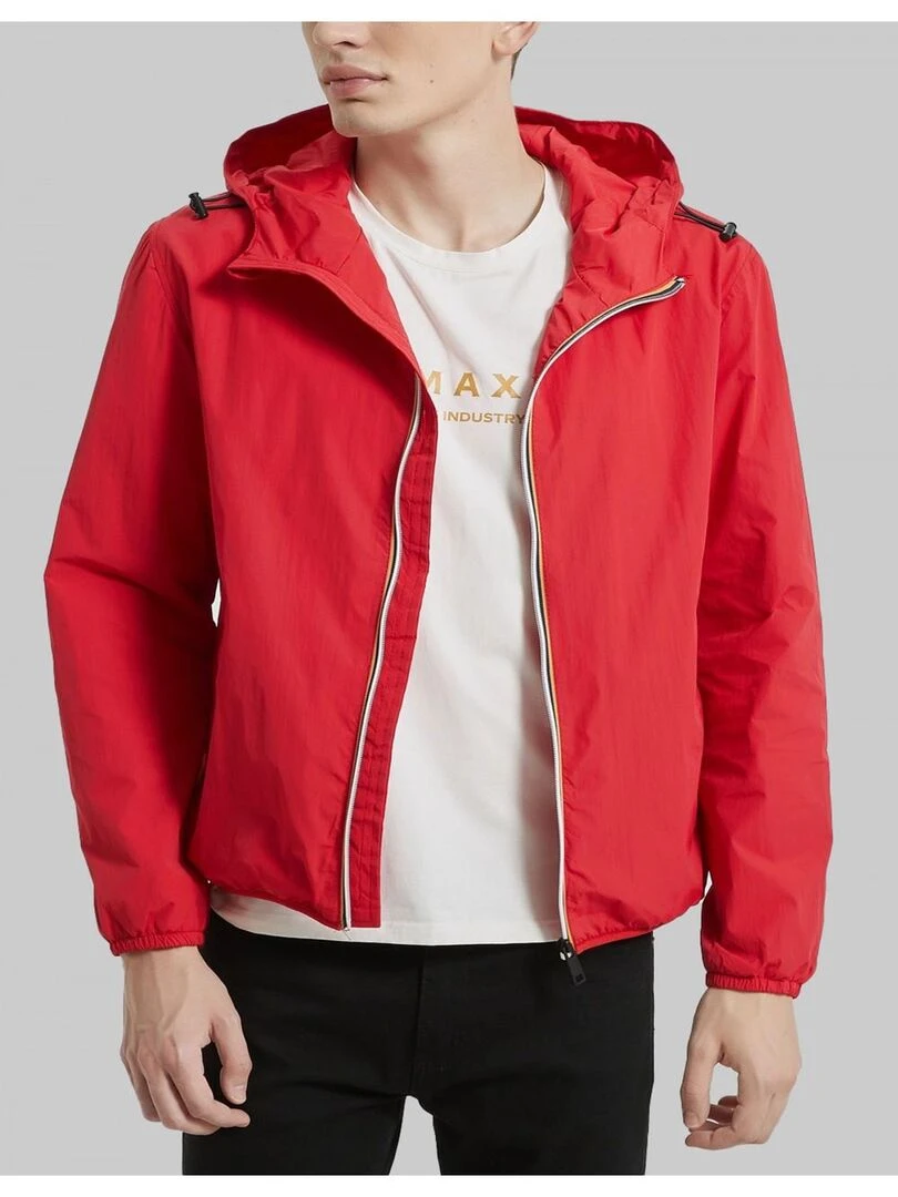 Blouson a Capuche Kebello   Rouge