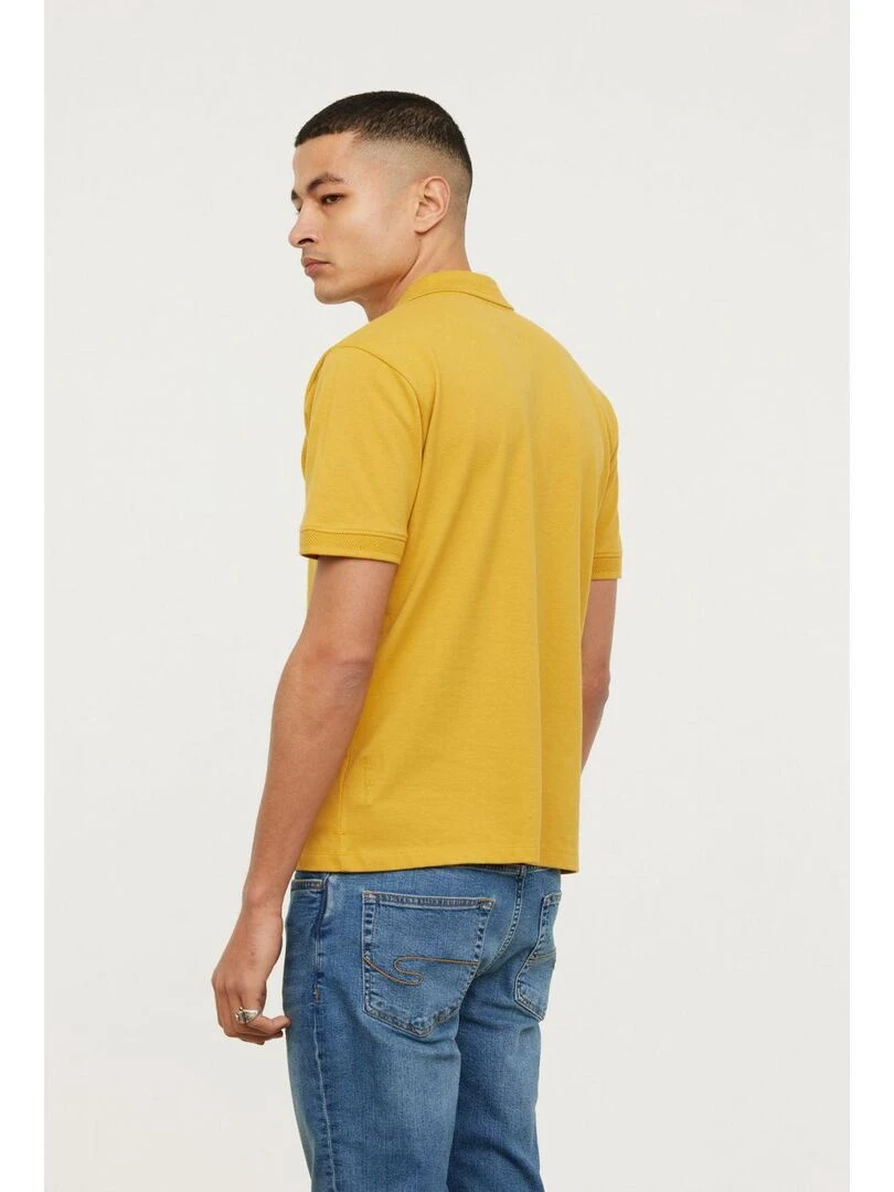 Lee Cooper   Polo manches courtes coton regular BAKO   Jaune citron