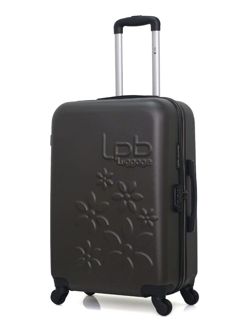 LPB LUGGAGE VALISE WEEKEND ABS ELEONOR 4 ROUES 65 CM Gris foncé