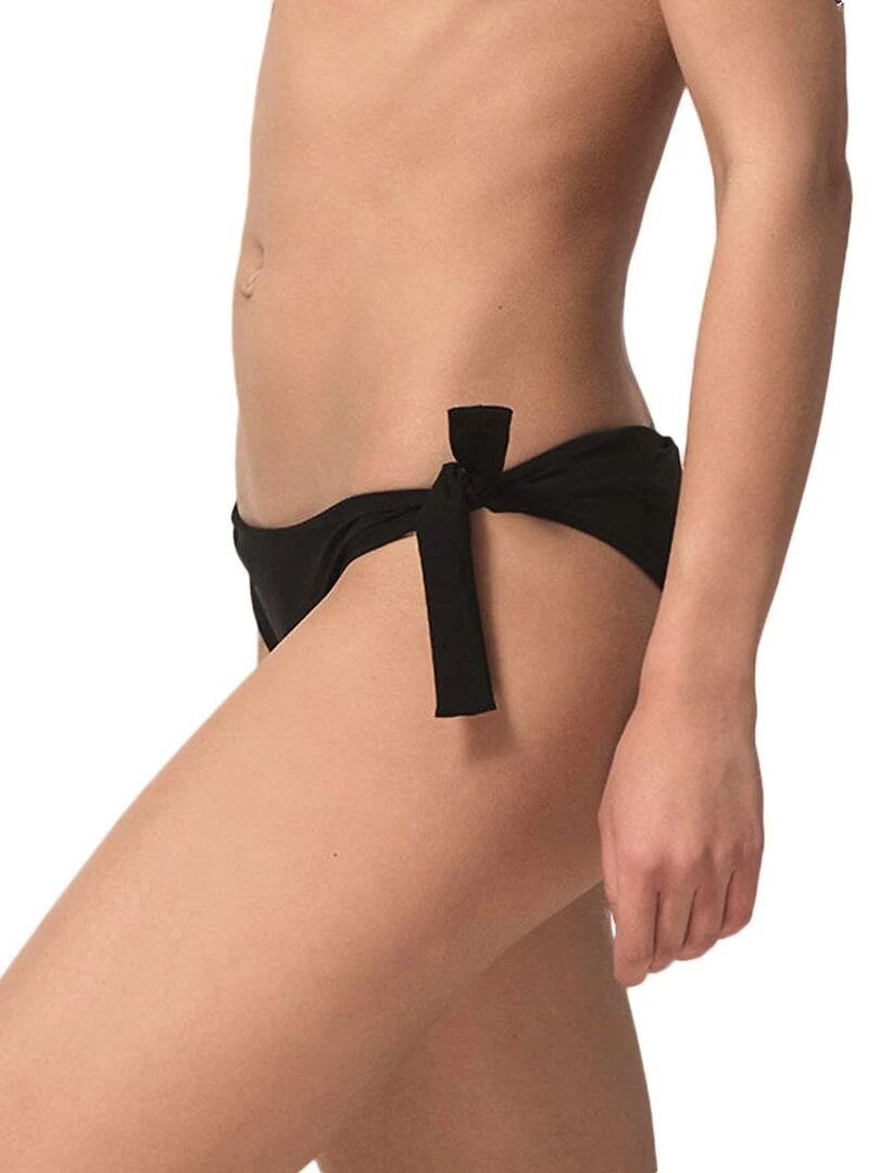 Bas maillot de bain à nouettes Blue Sense noir   Noir
