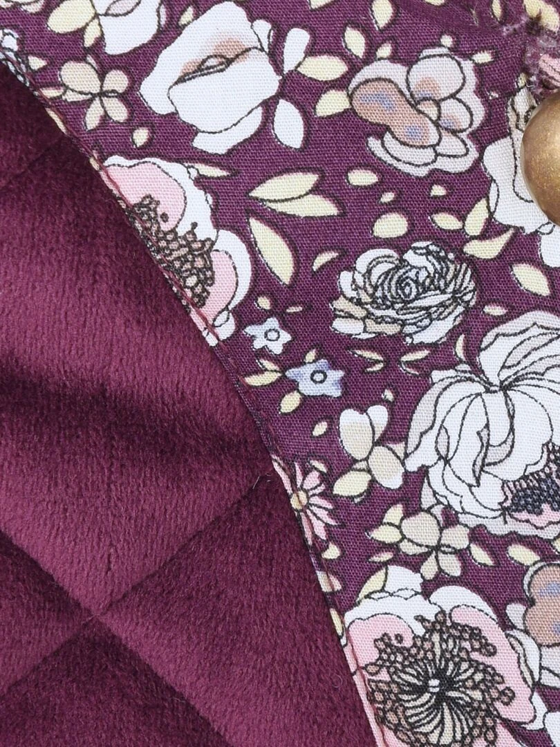 Manteau court CAPUCINE 'LA FAUTE A VOLTAIRE' Violet