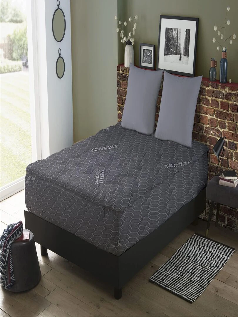 Matelas Mousse 180x200 cm gris anthracite