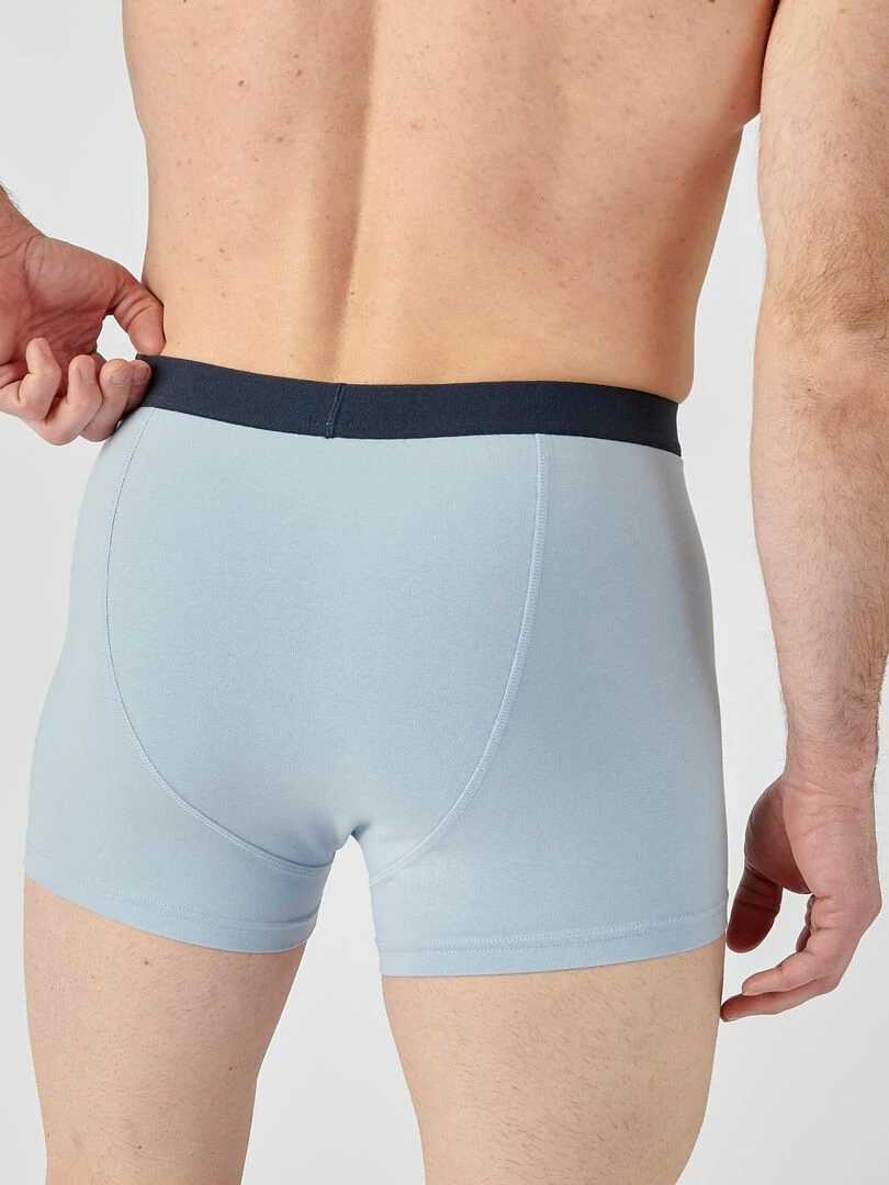 Lot de 3 boxers ouverts   Damart   Gris Bleu