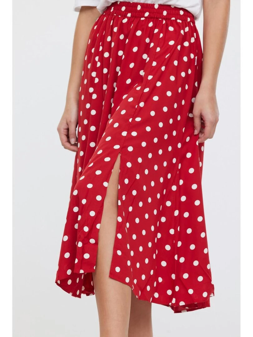 Lee Cooper   Jupe viscose  POLINA   Rouge
