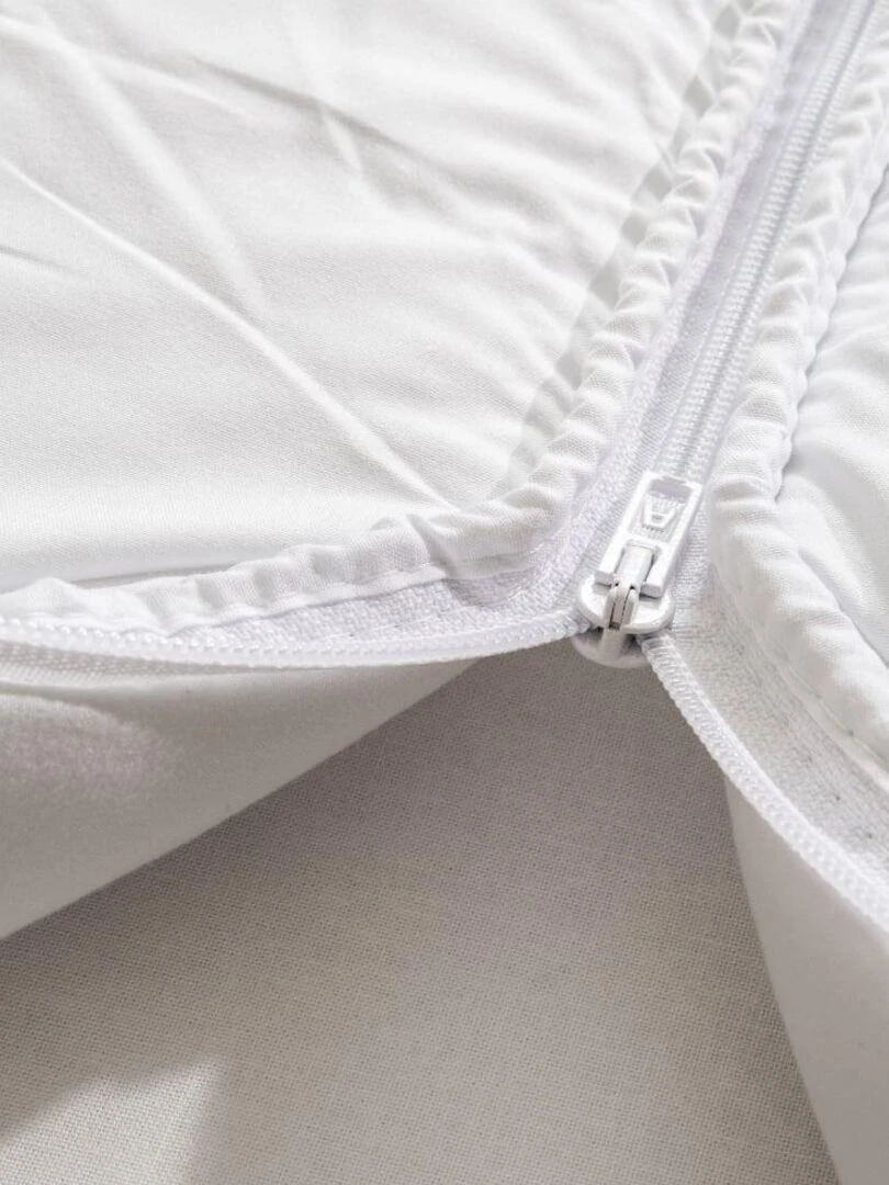 Bleu Câlin   Couette chaude segmentable   Blanc