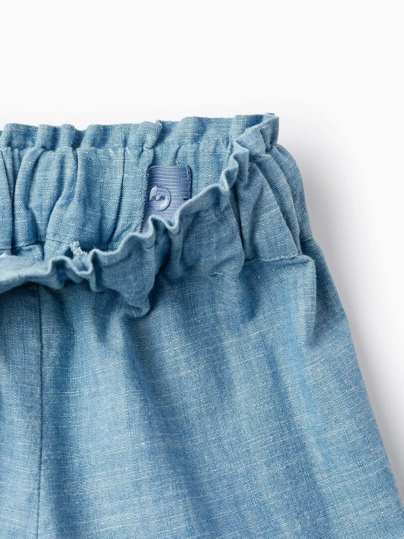 Shorts en jean en coton pour fille  ATLANTIC COMPANY   Bleu
