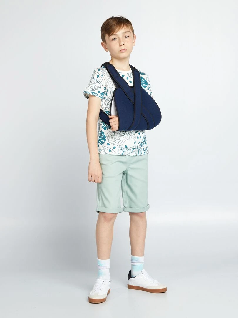 T shirt avec poche So Easy Bleu végétal