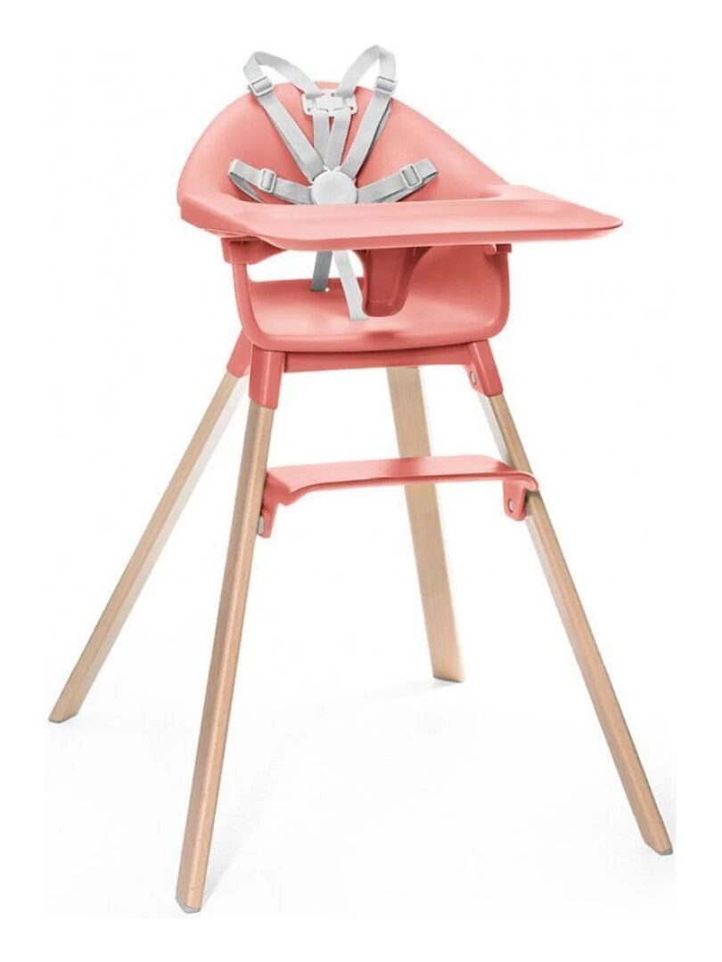 Chaise haute Stokke® Clikk Corail Orange