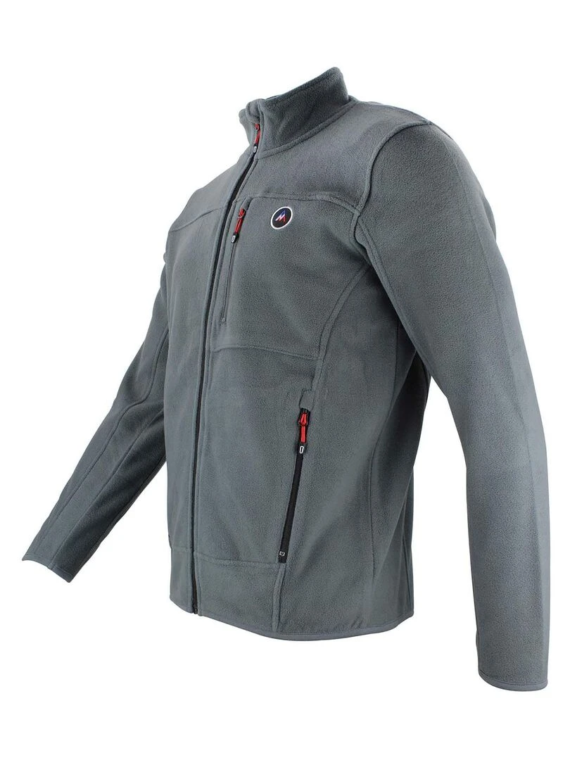 Blouson polaire homme CALONOR   PEAK MOUNTAIN   Gris