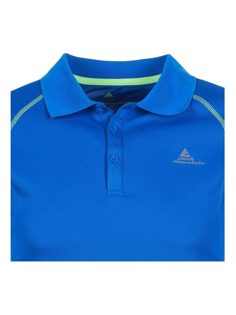 Polo manches courtes homme CALYPSE   PEAK MOUNTAIN   Bleu