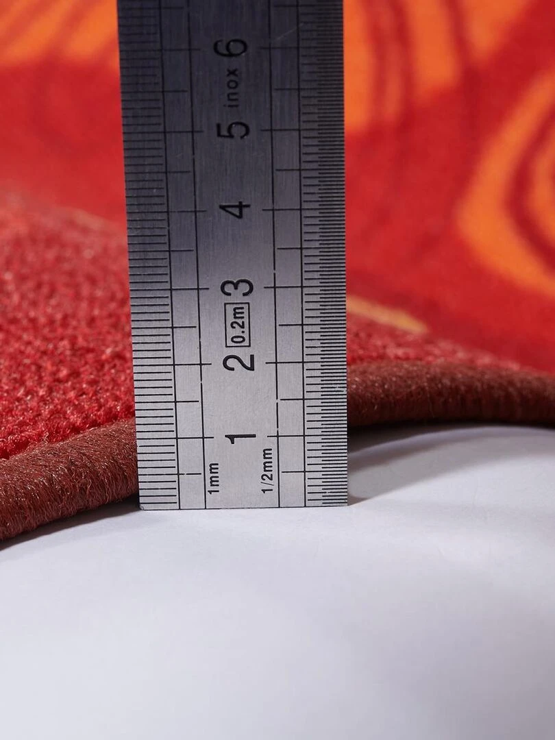 Tapis enfant WINNIE ASSIS Rouge 50x80 Lavable 30° idéal pour une chambre   Rouge