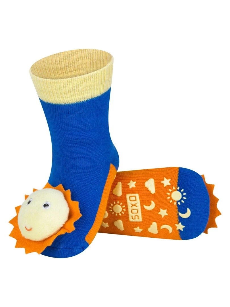 Lot de 3 paires de chaussettes d'éveil   Sky   Bleu