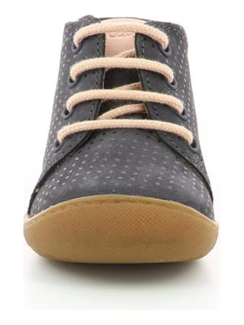 Bottillons Cuir Pistile   Gris