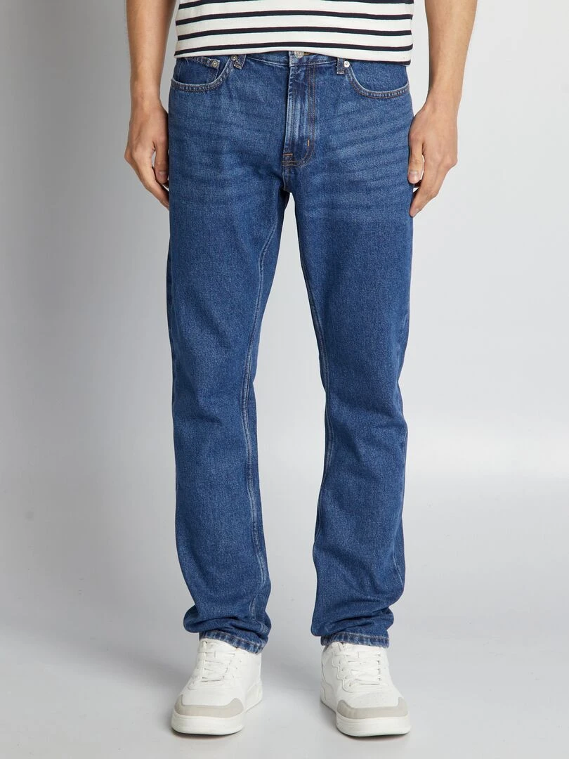 Jean droit L34 Bleu