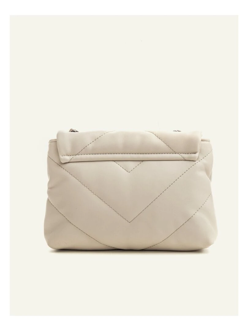 Petit sac similicuir bandoulière DL MIA Beige