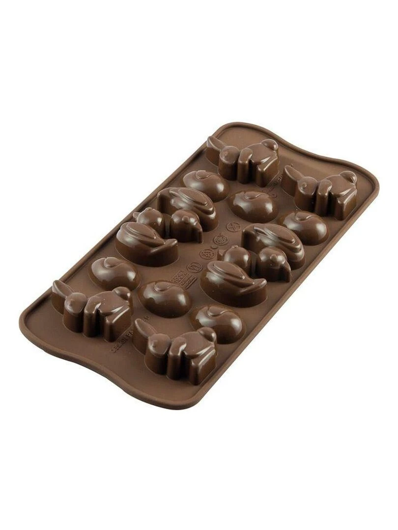 2 moules à chocolats de Pâques en silicone N/A