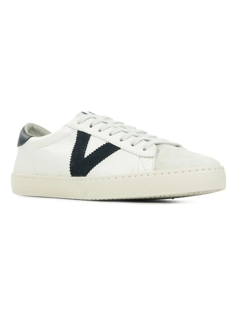 Baskets Victoria Berlin Piel Contraste Blanc