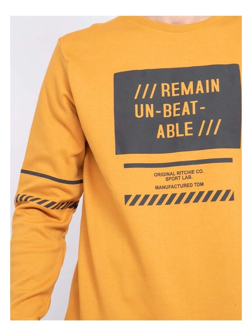 Sweat col rond WEBSTER   Orange
