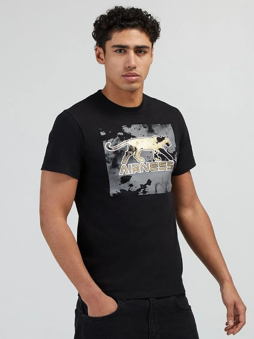 TEE SHIRT BARNET Airness Noir