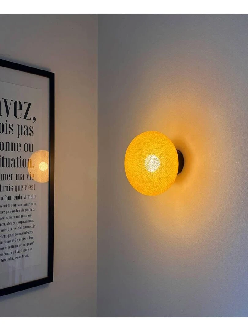 Applique Apapa   Jaune moutarde