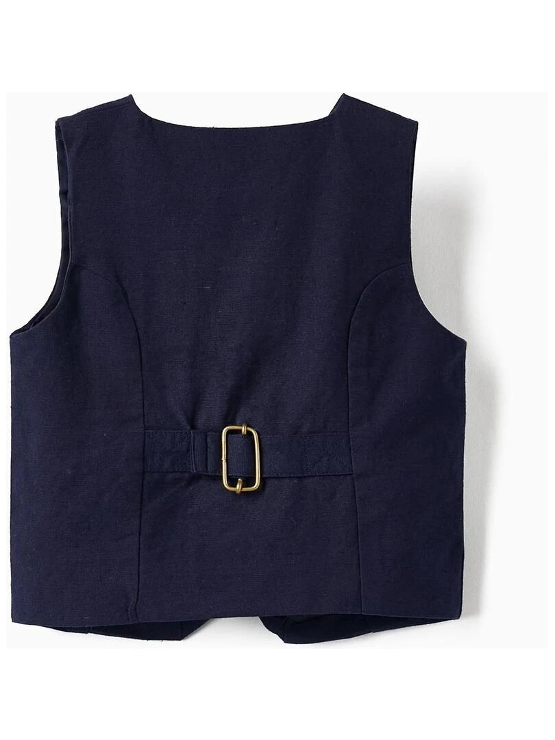 Gilet Formel pour Bébé Garçon  CÉRÉMONIE   Bleu foncé
