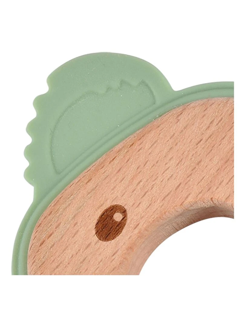 Jouet d'éveil avec oreilles en silicone Marron foncé