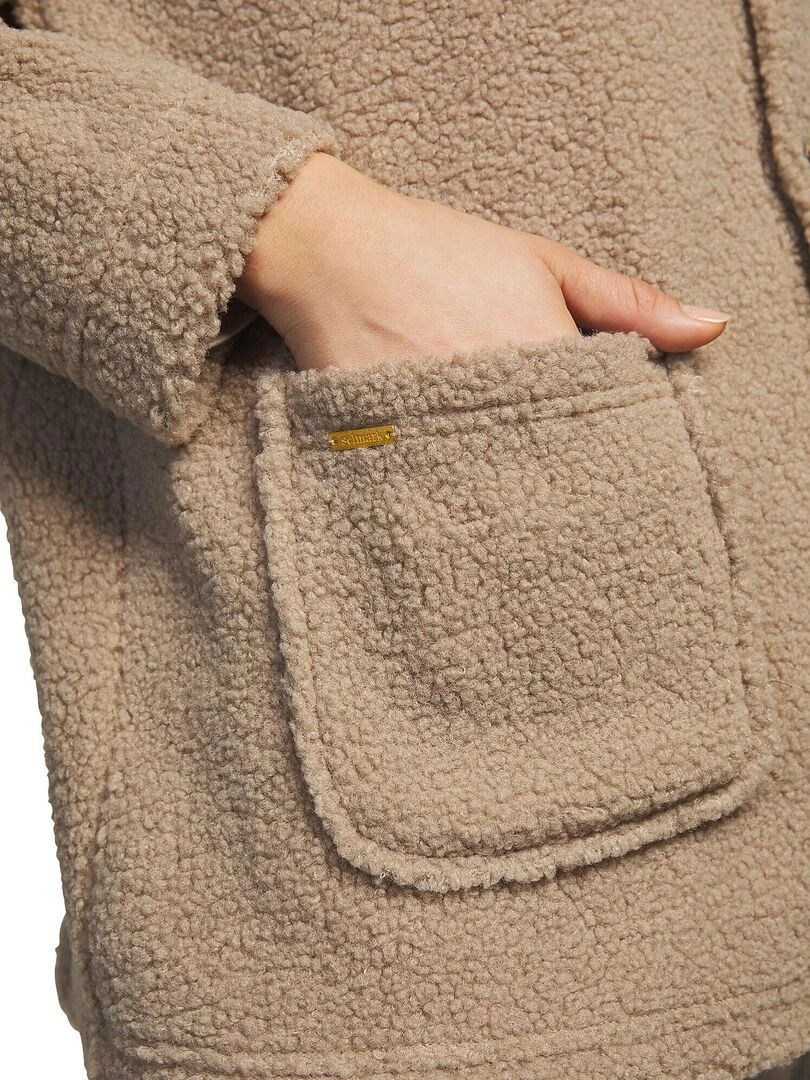 Veste d'intérieur à capuche Big Family   Marron