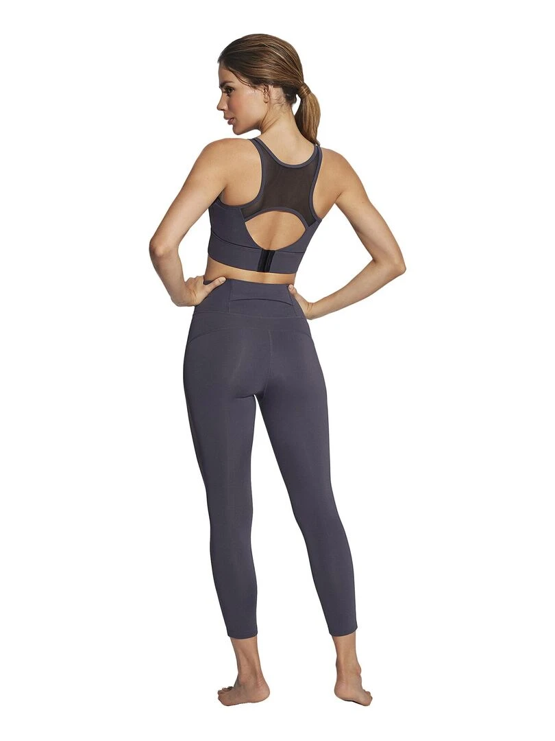 Legging court de sport Tech ST5   Gris